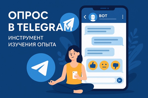 Опрос в Telegram: современный инструмент для изучения пользовательского опыта