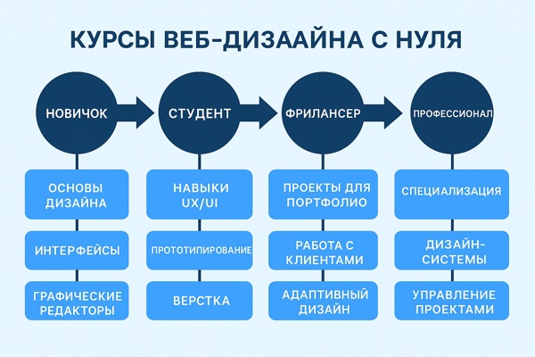 Курсы веб-дизайна с нуля: как освоить профессию современного веб-дизайнера