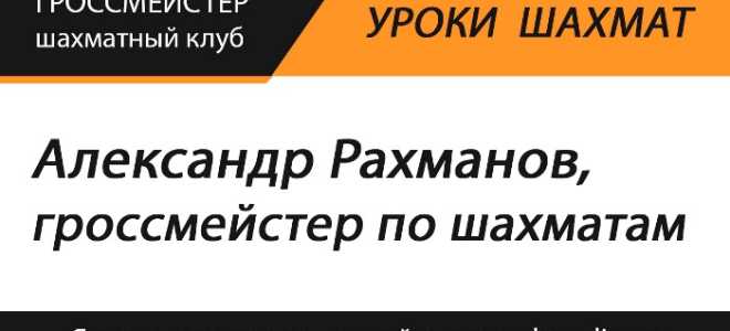 Шахматы видео для начинающих